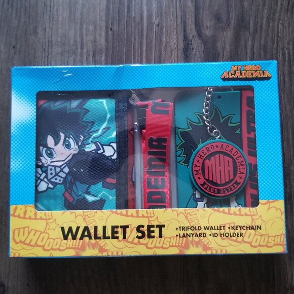 MHA Deku Wallet Gift Set - My Hero Academia - Picture 1 of 9